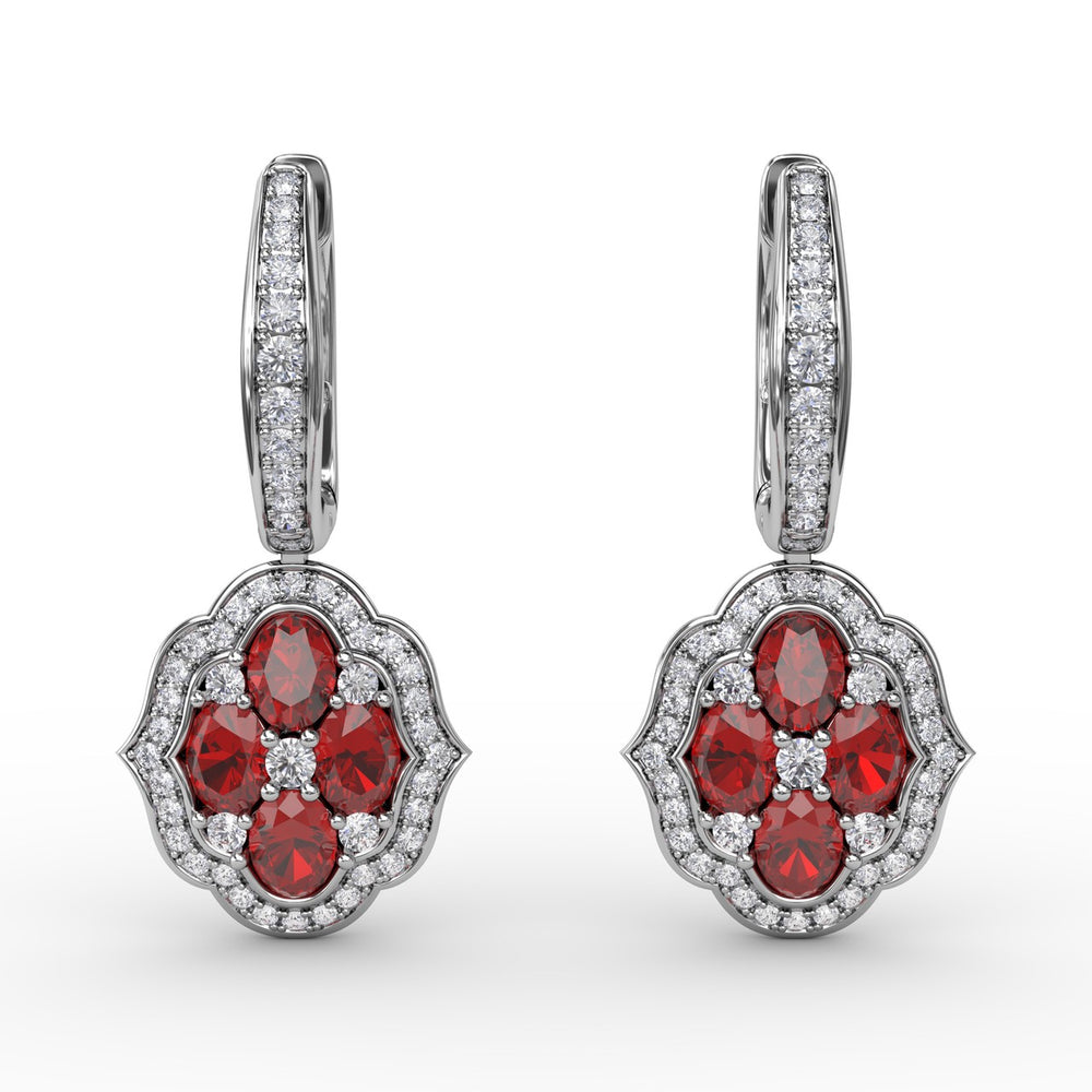 Victorian Style Dangle Earrings