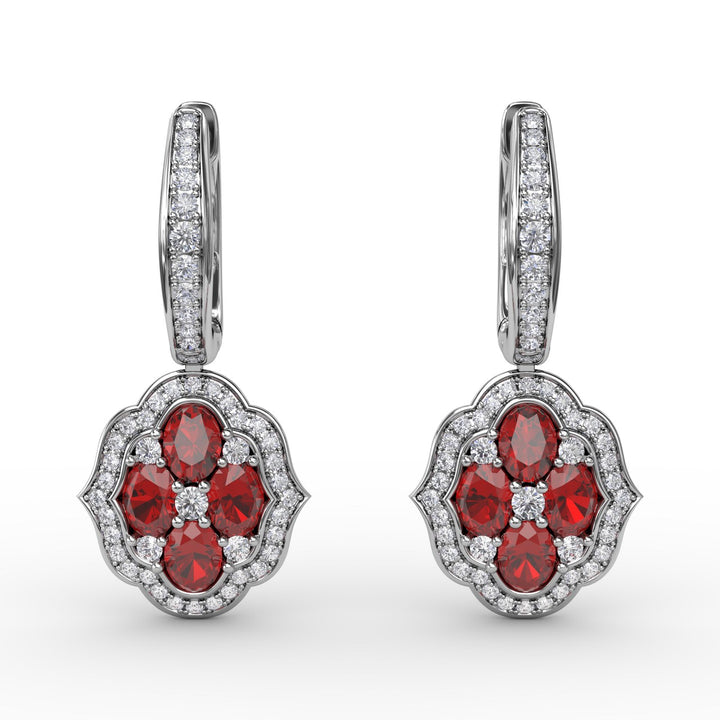 Victorian Style Dangle Earrings