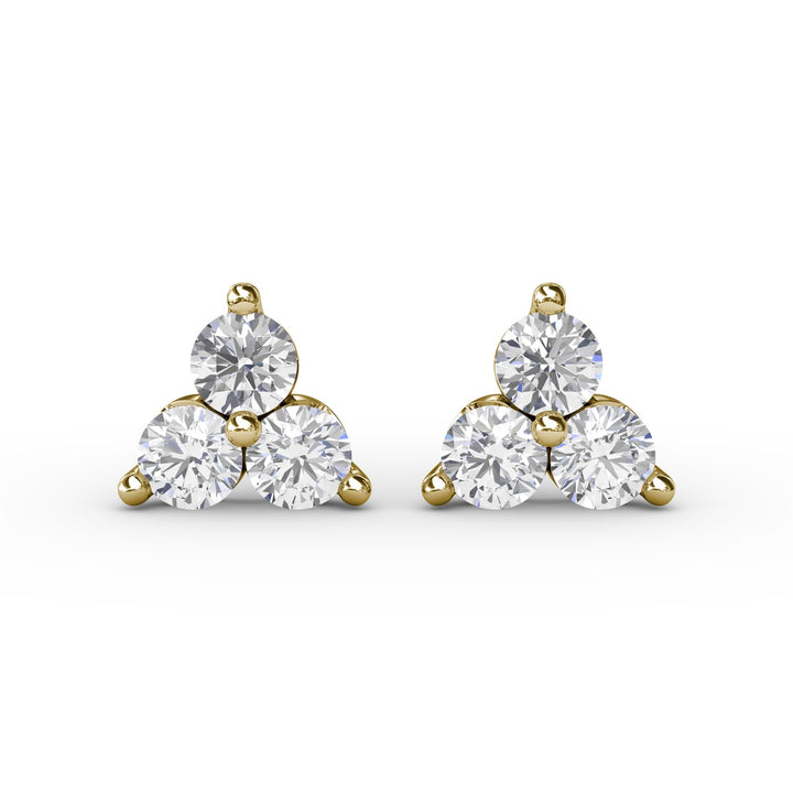 Empire Cluster Stud Earrings