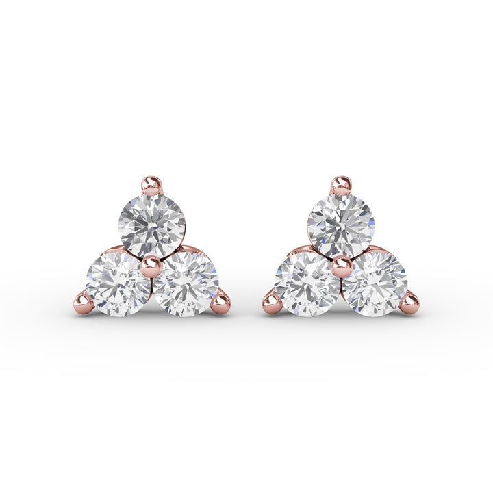 Empire Cluster Stud Earrings