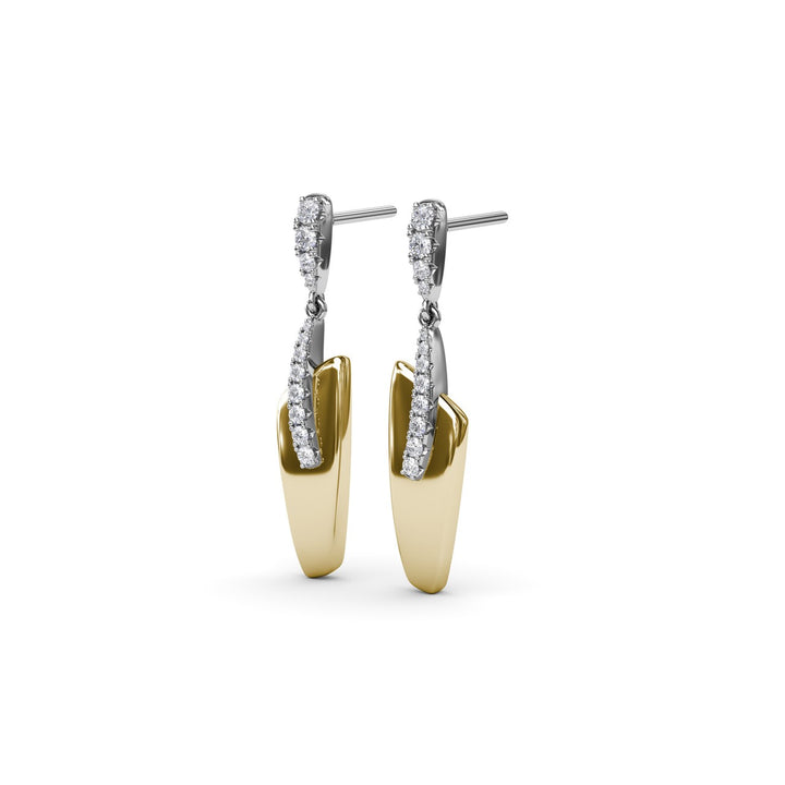 Sylk Contemporary Drop Earrings