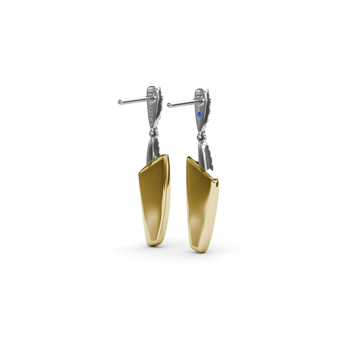 Sylk Contemporary Drop Earrings