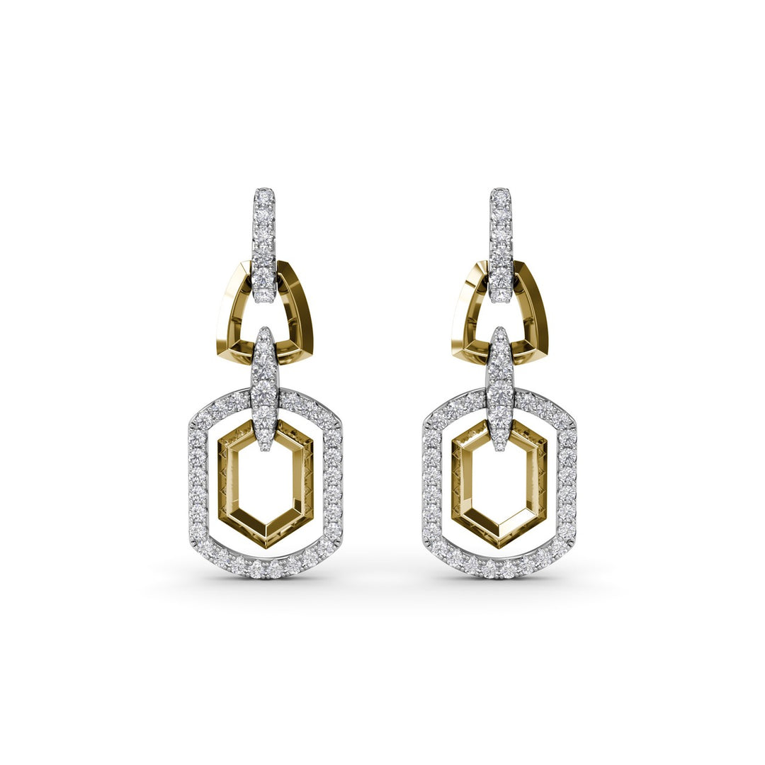 Lynq Sparkling Drop Earrings