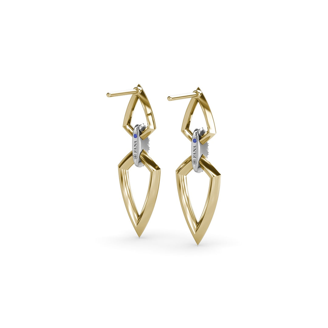 Lynq Double Marquise-Shaped Earrings