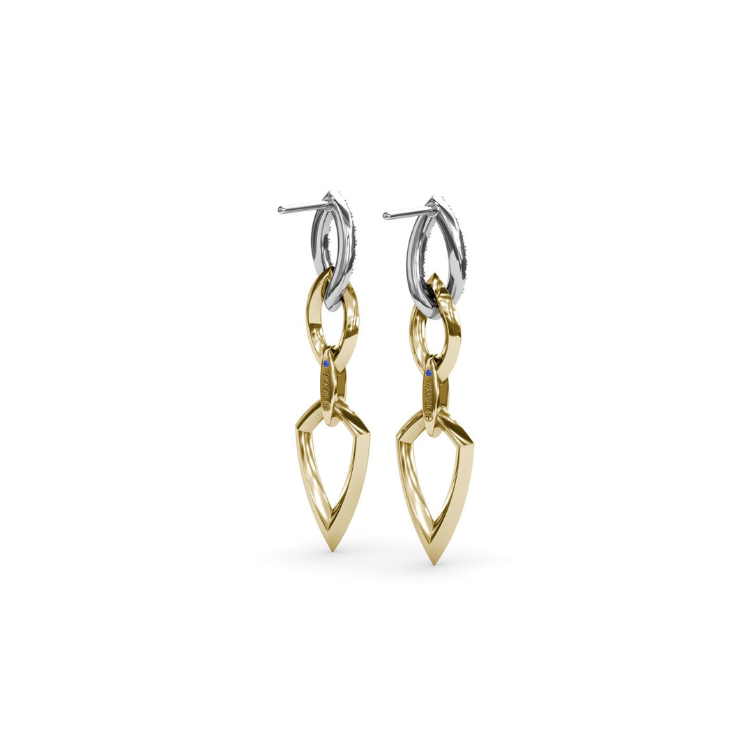 Lynq Pointed Drop Earrings