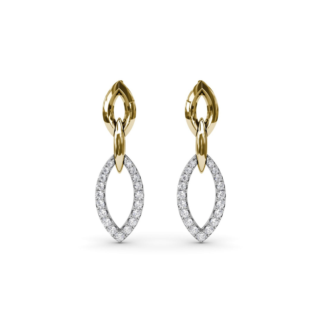 Lynq Marquise-Shaped Drop Earrings