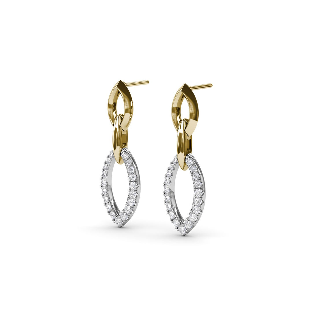 Lynq Marquise-Shaped Drop Earrings