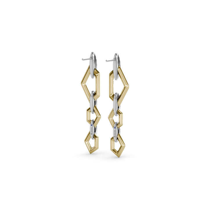 Lynq Hexagon Drop Earrings