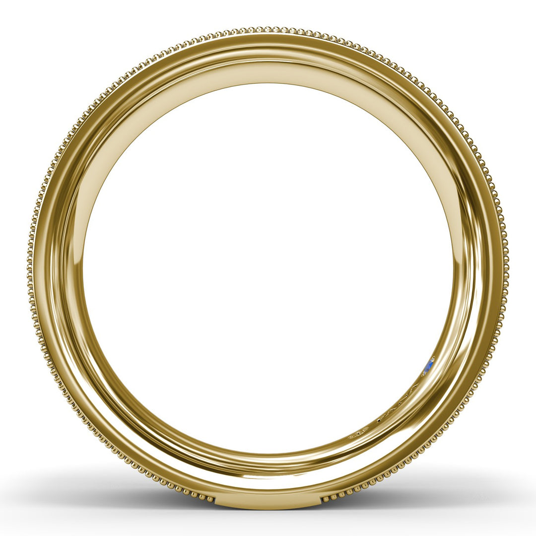 Sandblast Finish Mens Band