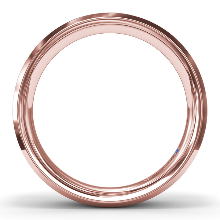High Polish Bevel Edge Mens Band