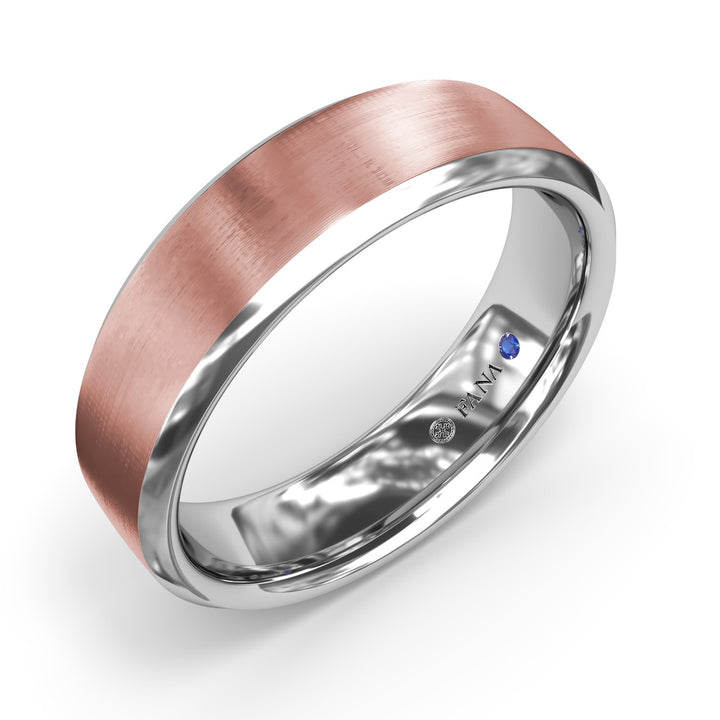 Soho Finish Bevel Edge Mens Band