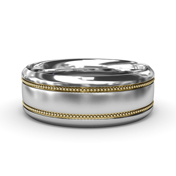 Sandblast Finish Mens Band