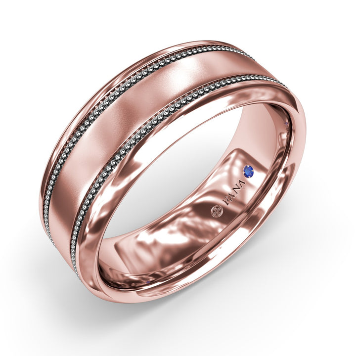 Sandblast Finish Mens Band