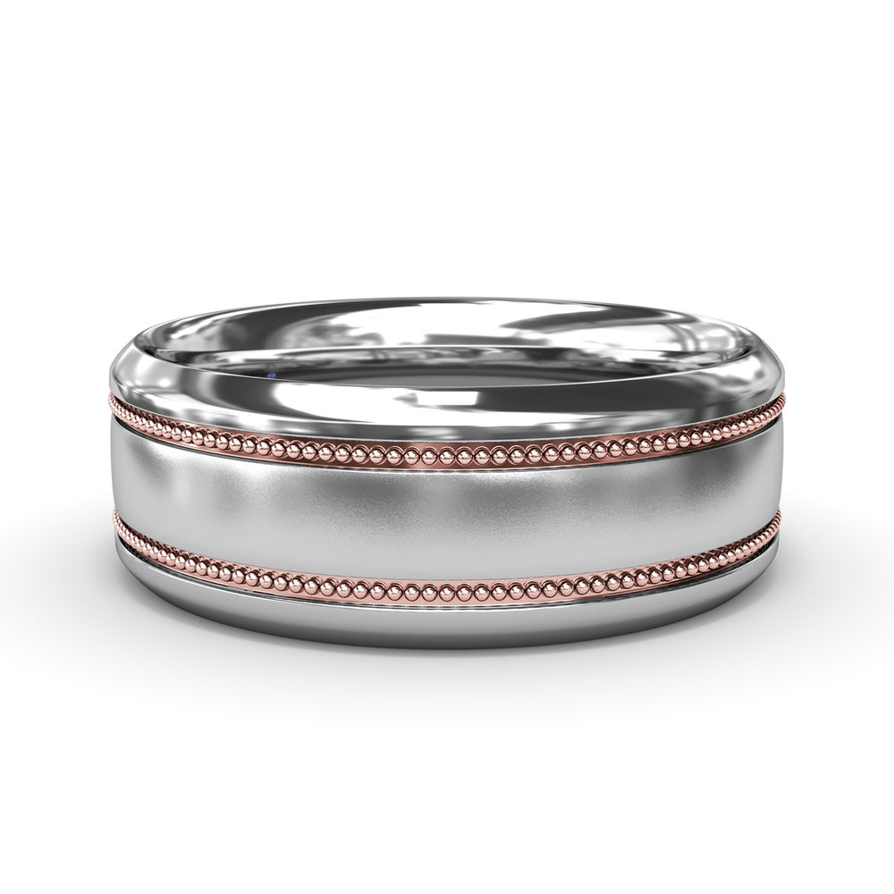 Sandblast Finish Mens Band
