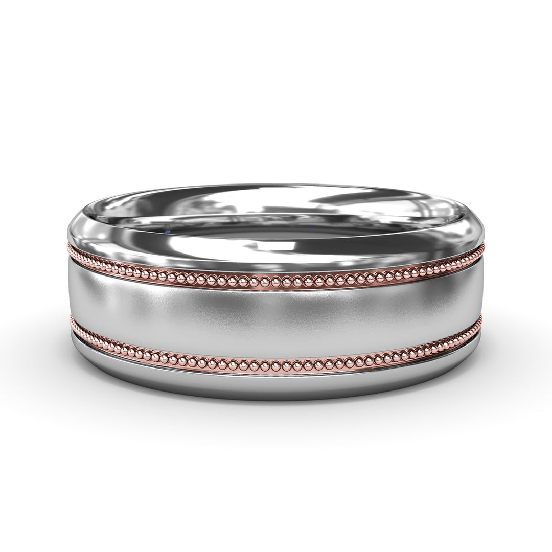 Sandblast Finish Mens Band