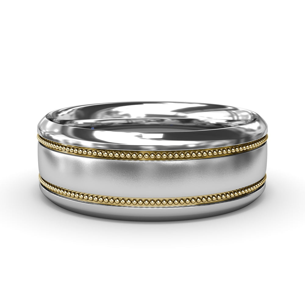 Sandblast Finish Mens Band