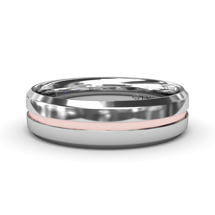 High Polish Bevel Edge Mens Band