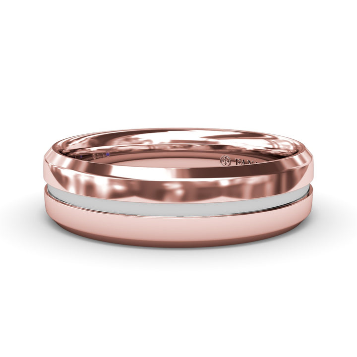 High Polish Bevel Edge Mens Band