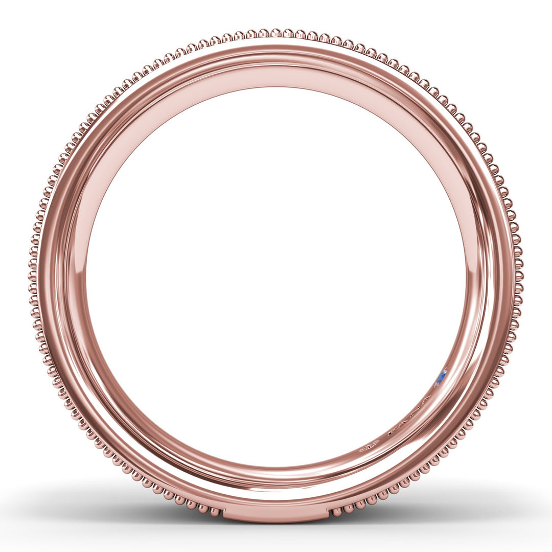 Sandblast Finish Mens Band