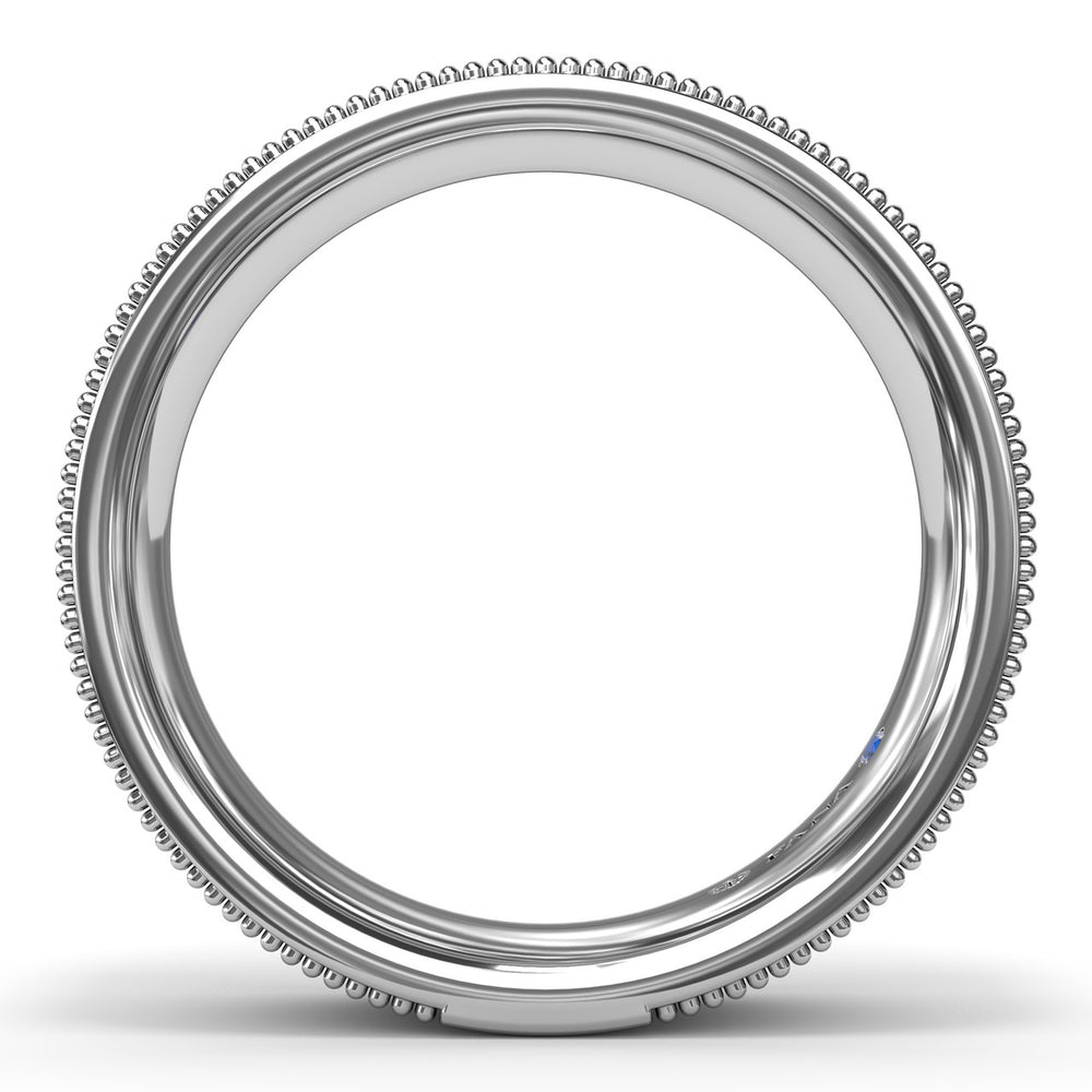 Sandblast Finish Mens Band