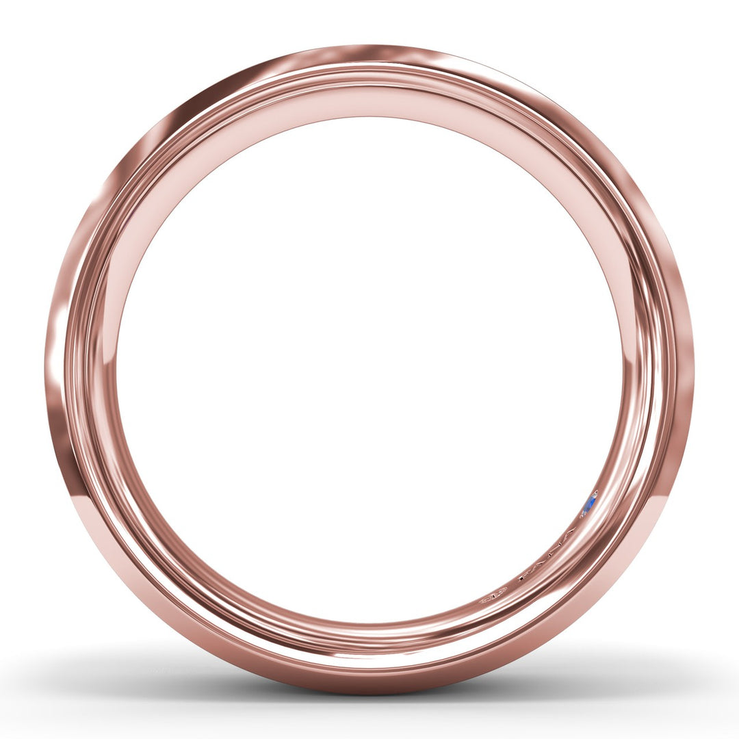 Sandblast Finish Mens Band