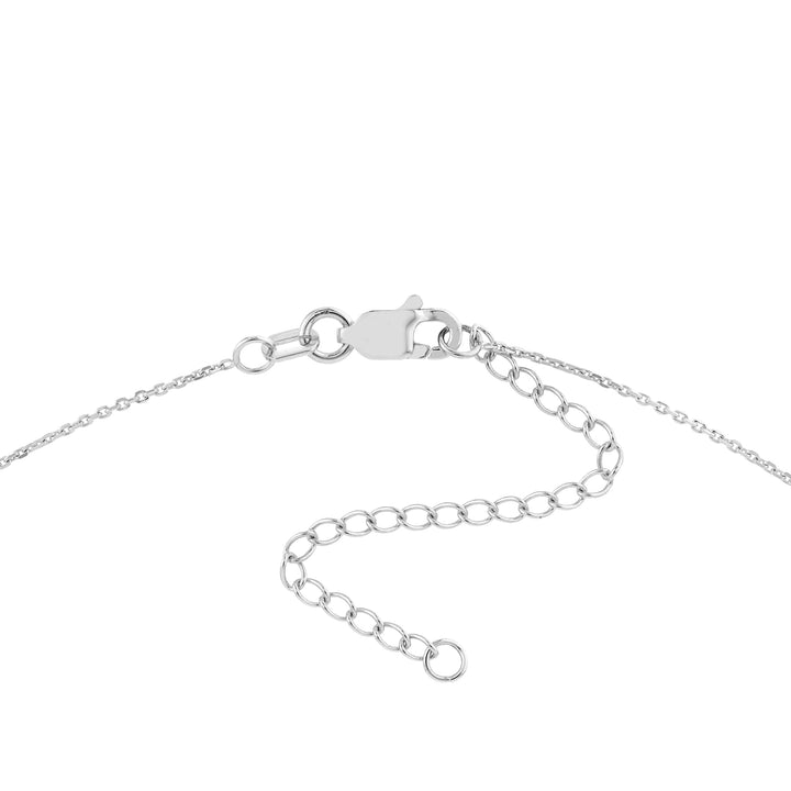 E2W Small Sideways Cross Adjustable Necklace