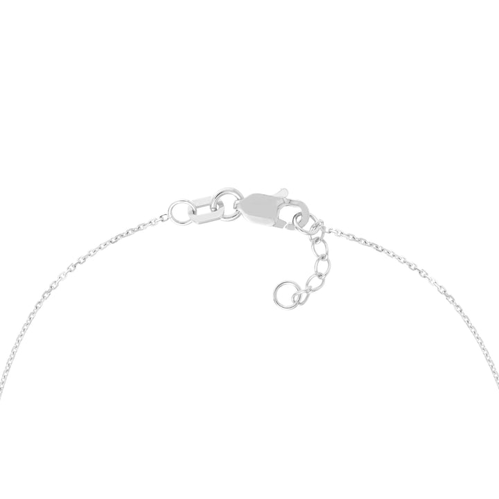 Sideways Mini CZ Cross Adjustable Bracelet