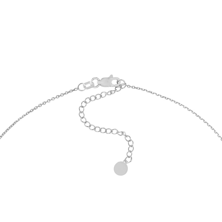 Half-CZ Infinity Adjustable Necklace
