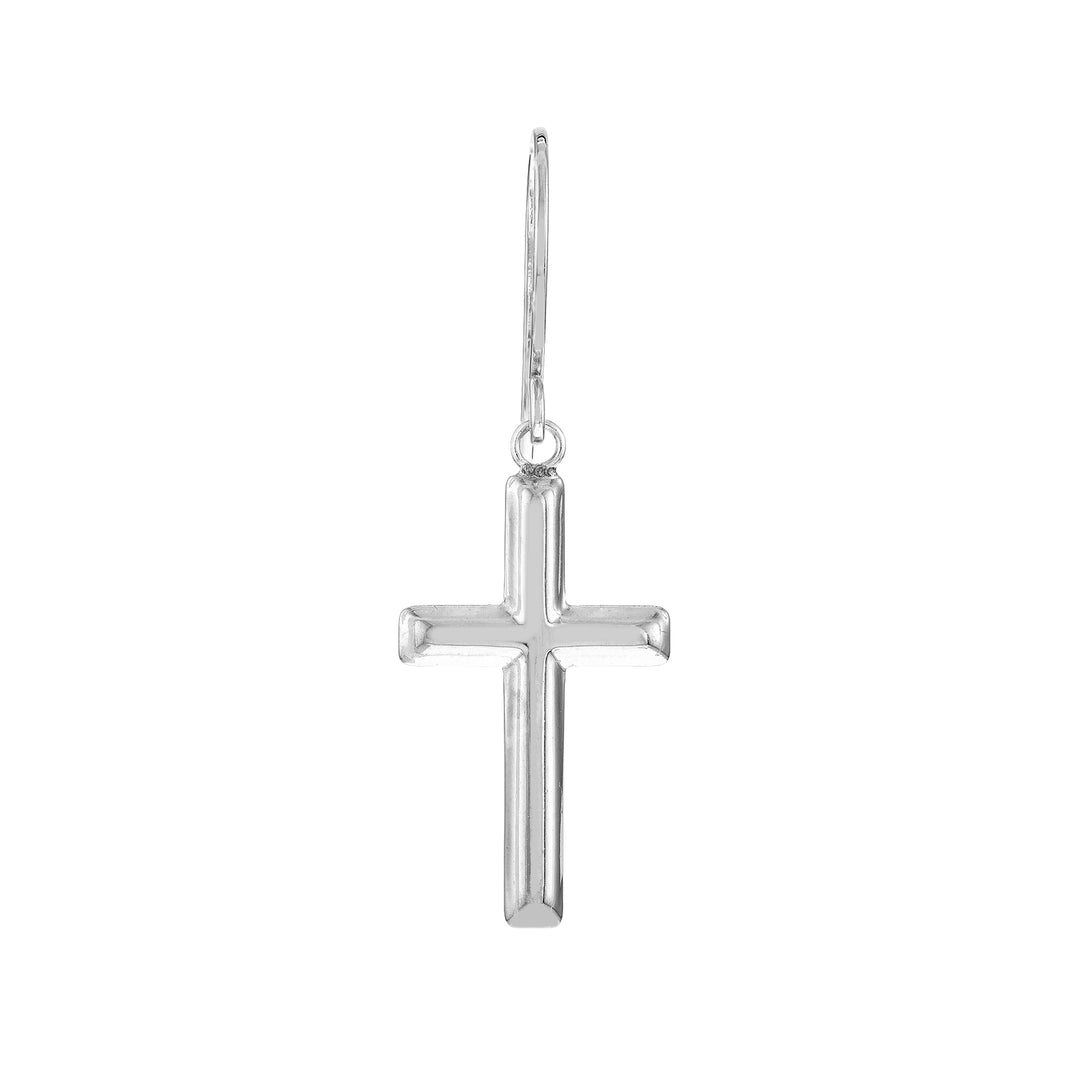Cross Dangle Earrings on Fish Hook