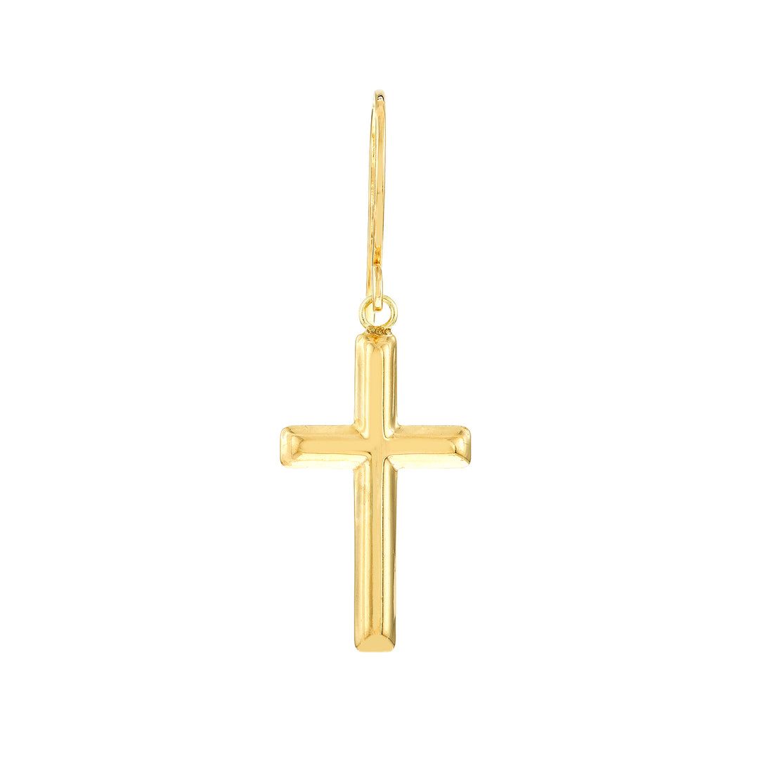 Cross Dangle Earrings on Fish Hook