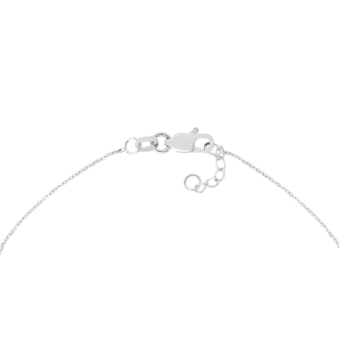 Sideways Mini CZ Heart Adjustable Bracelet