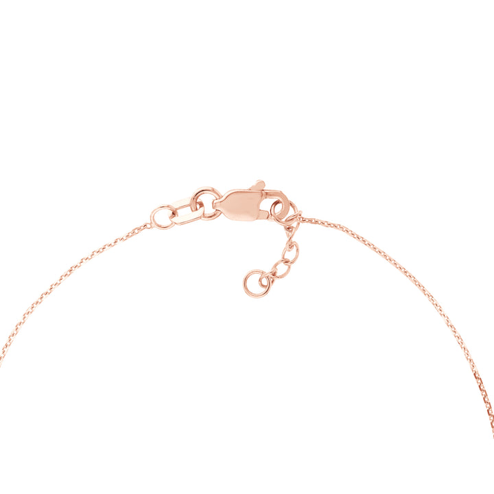 Sideways Mini Cross Adjustable Bracelet