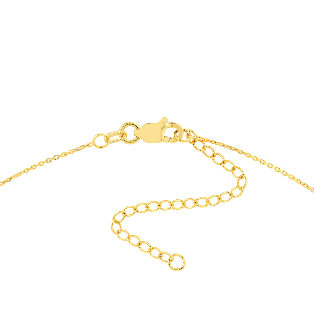 Vertical Engravable Bar Adj. Necklace
