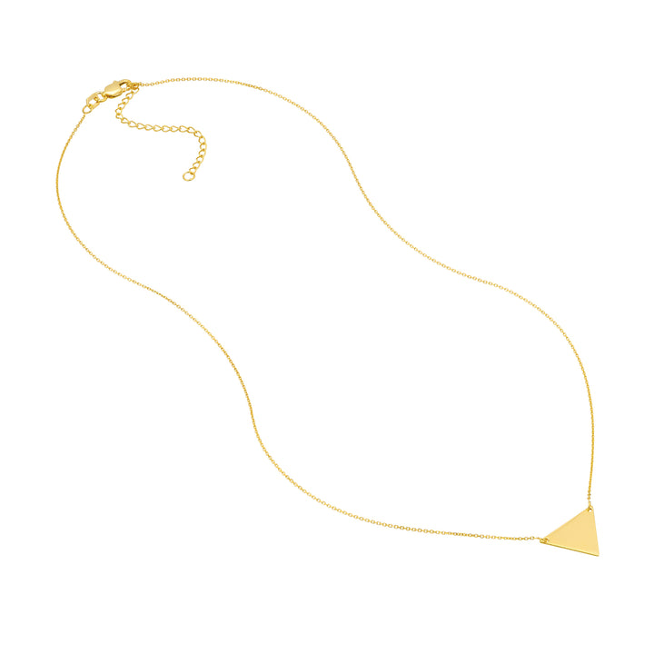 Triangle Drop Adjustable Necklace