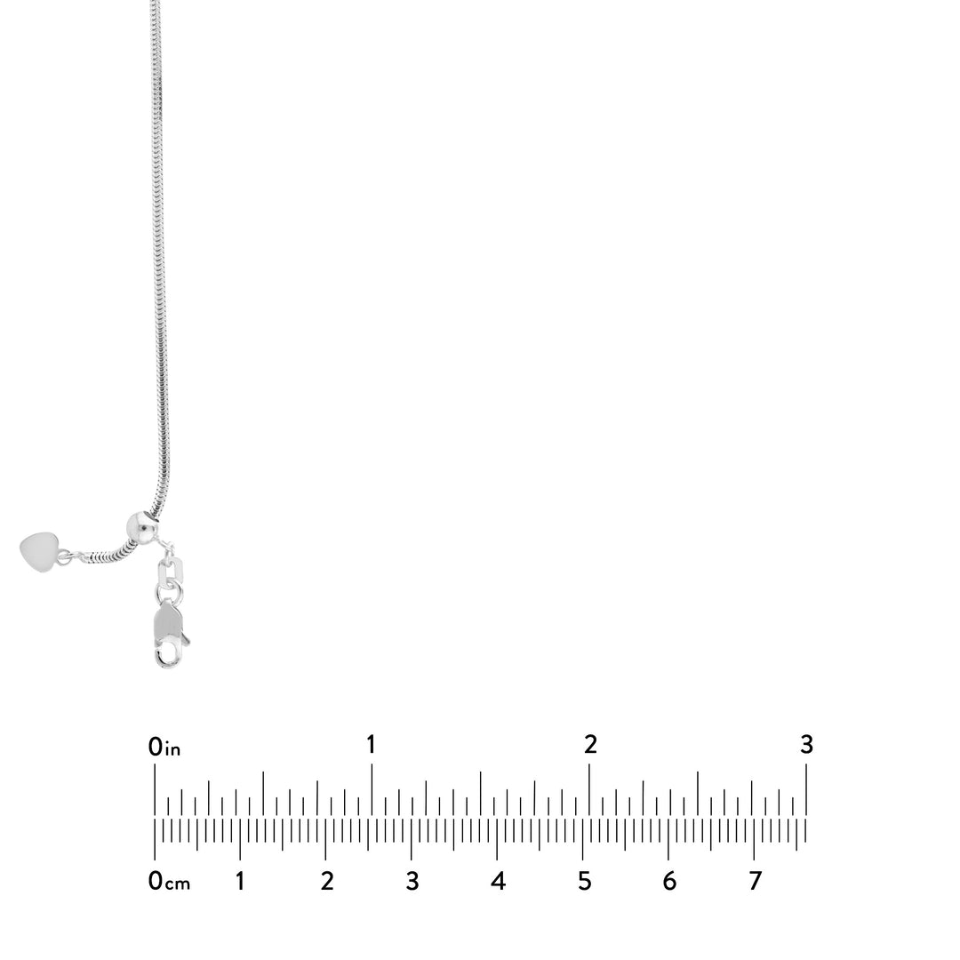Adjustable Snake Chain Necklace with Slider