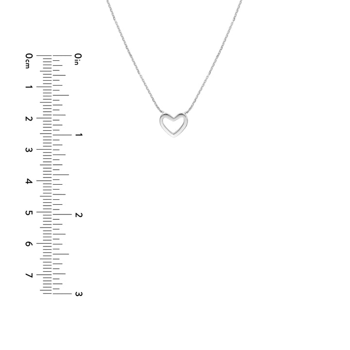 Mini Open Heart Necklace
