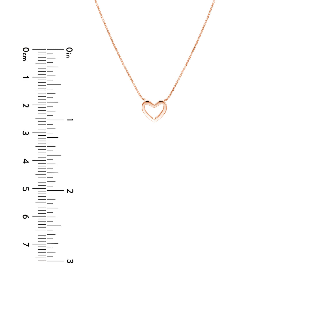 Mini Open Heart Necklace