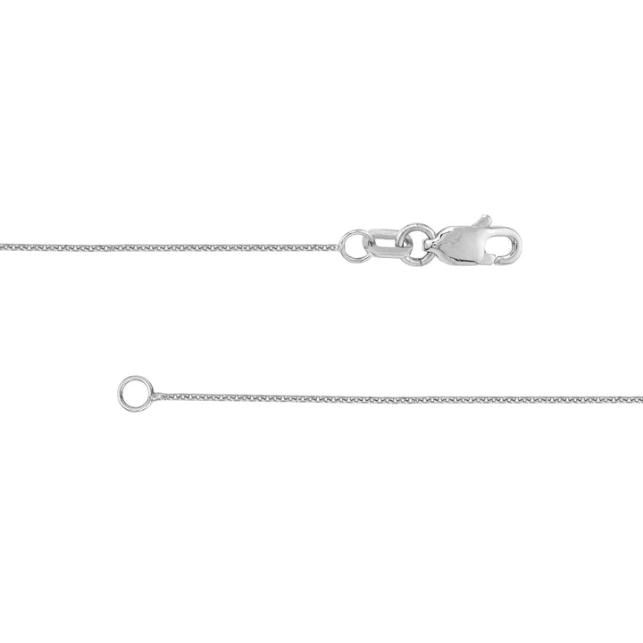 Sterling Silver Diamond-Cut Bead Station Long Necklace