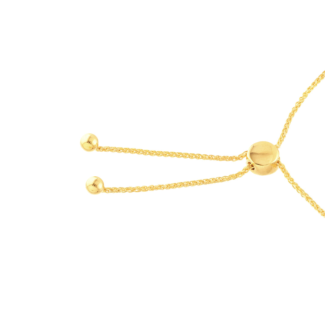 Engravable Initial ID Bar Bolo Bracelet