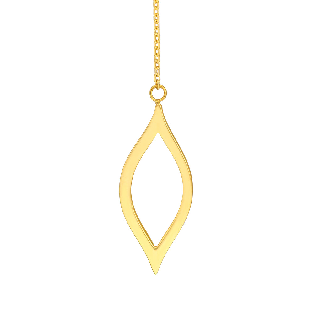 Open Marquise Threader Earrings