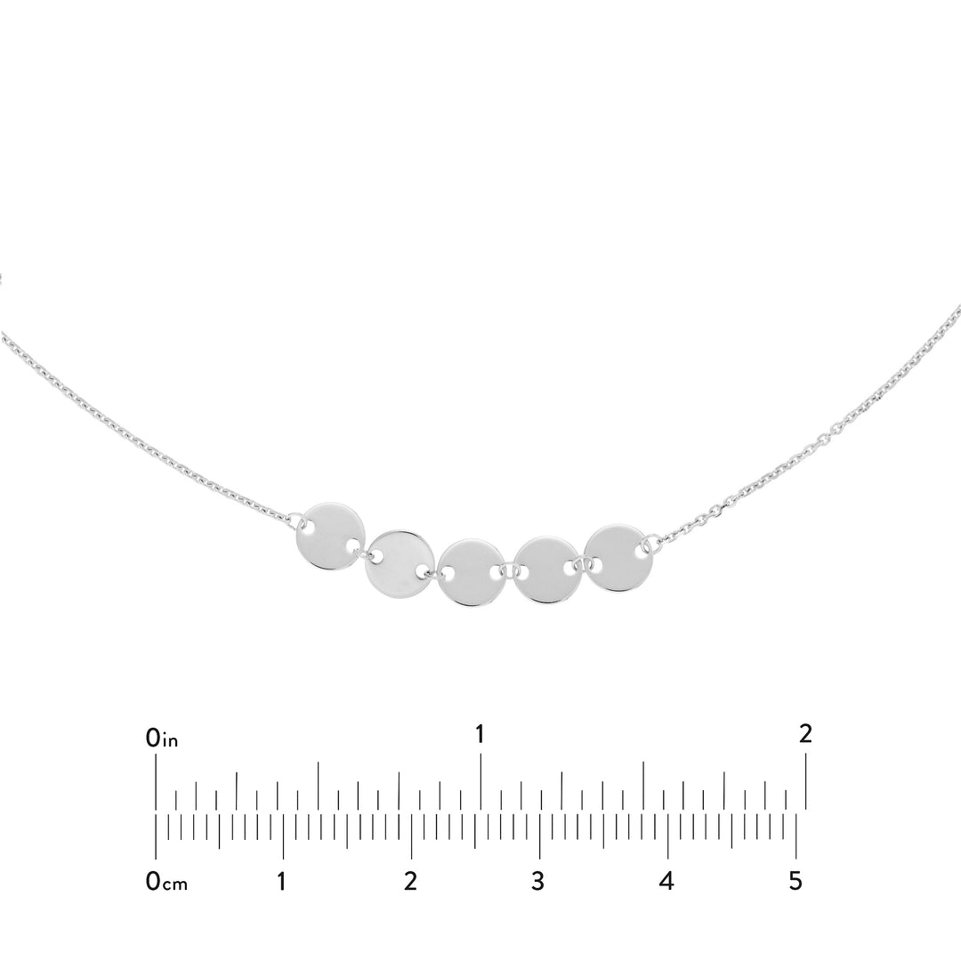 Mini Disc Quintet Adjustable Choker