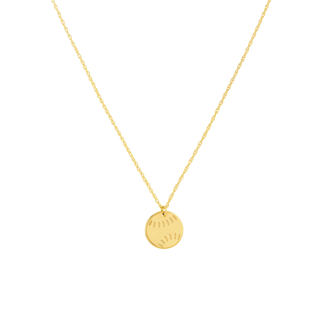 So You Mini Baseball Adjustable Necklace