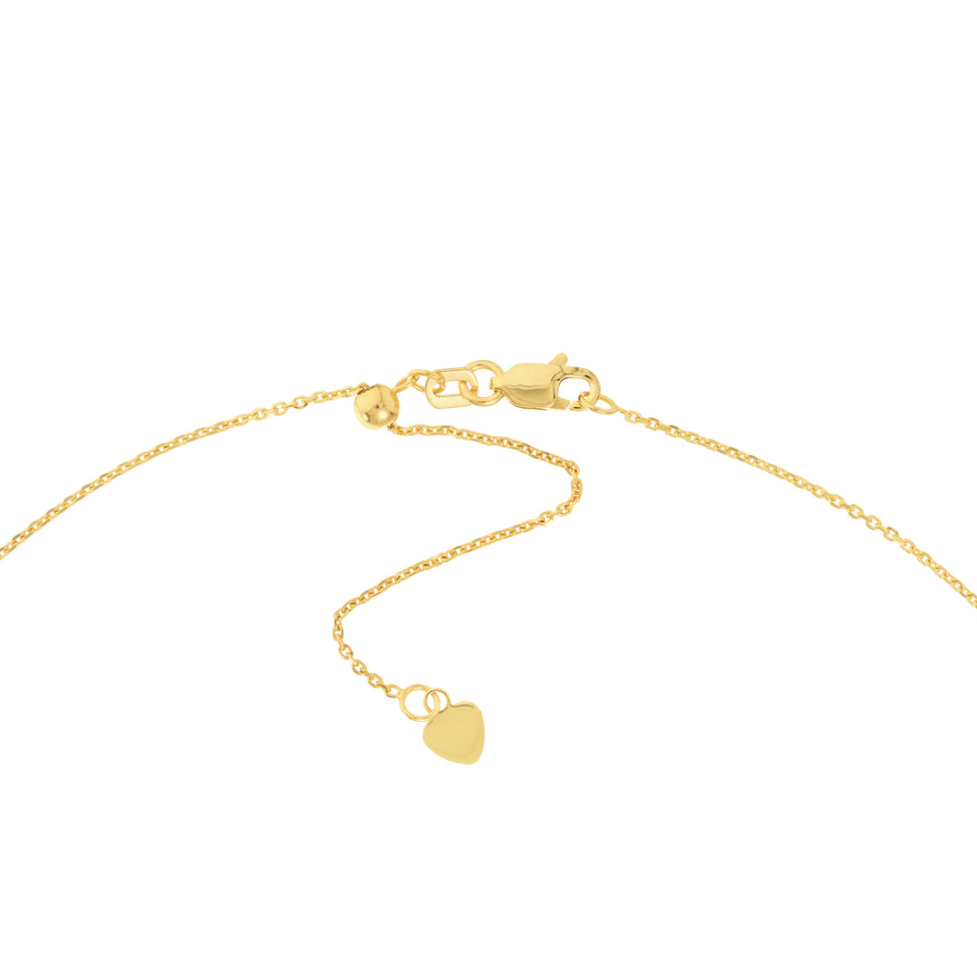 Staple Bar with Diamond Adjustable Choker