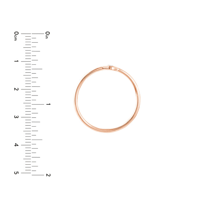 3pt Round Diamond Bezel Ring