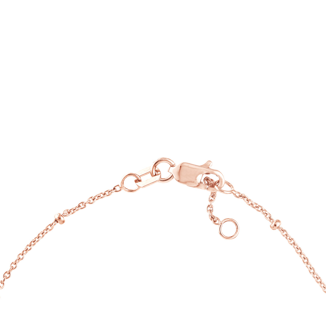Diamond Bezels and Beads Bracelet