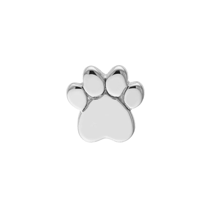 Dog Paw Stud Earrings on Post Back