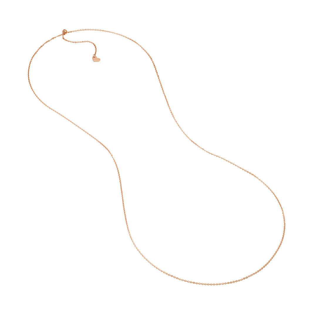 1.1mm D/C Brill Cable Chain with Slider Bead