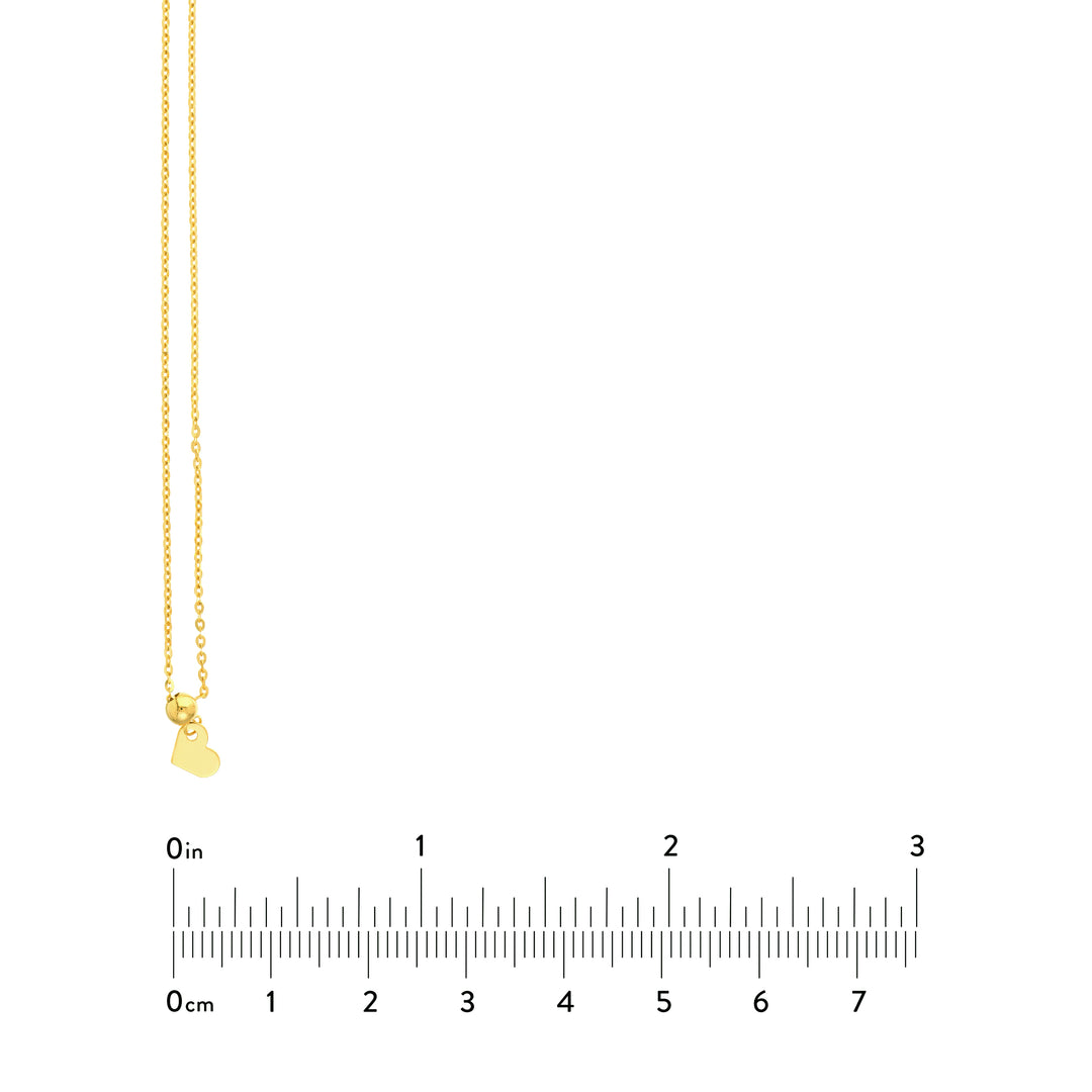 1.1mm D/C Brill Cable Chain with Slider Bead