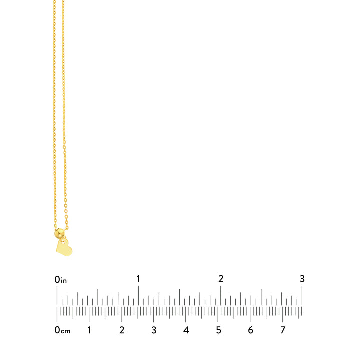 1.1mm D/C Brill Cable Chain with Slider Bead