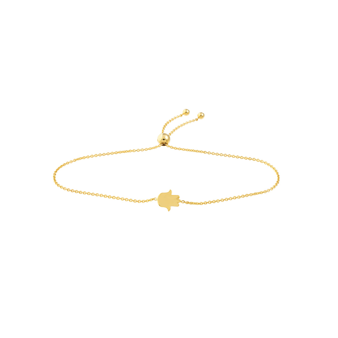 Mini Hamsa Hand Bolo Bracelet